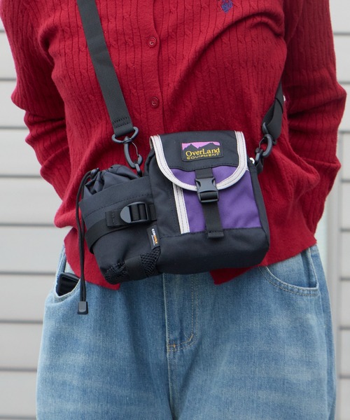 Overland(オーバーランド)の「BOTTLE SHOULDER BAG(ショルダーバッグ・メンズ・ブラック/パープル系その他/グレー系その他・FREE)」の17枚目の写真