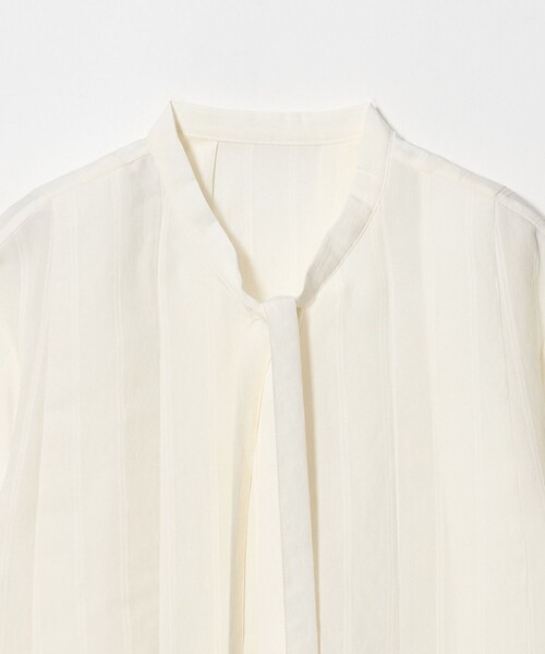 BEAUTY&YOUTH UNITED ARROWS(ビューティーアンドユースユナイテッドアローズ)の「レーヨンポリエステル タイ タックシャツ(シャツ/ブラウス・レディース・ライトグレー/オフホワイト/ブラック・FREE)」の16枚目の写真
