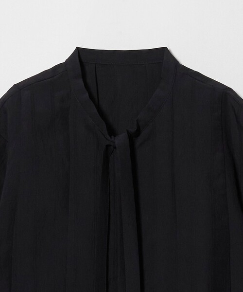 BEAUTY&YOUTH UNITED ARROWS(ビューティーアンドユースユナイテッドアローズ)の「レーヨンポリエステル タイ タックシャツ(シャツ/ブラウス・レディース・ライトグレー/オフホワイト/ブラック・FREE)」の18枚目の写真
