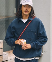 THE CRAFT CREW PRODUCTS（ザクラフトクループロダクツ）の「【EPIX MOTIONシリーズ】<セットアップ対応>マルチファンクショナル ドローコード ボックスシルエット 長袖ポロシャツ   吸水速乾・アンチピリング・UVカット・イージーケア【THE CRAFT CREW PRODUCTS】（ポロシャツ）」