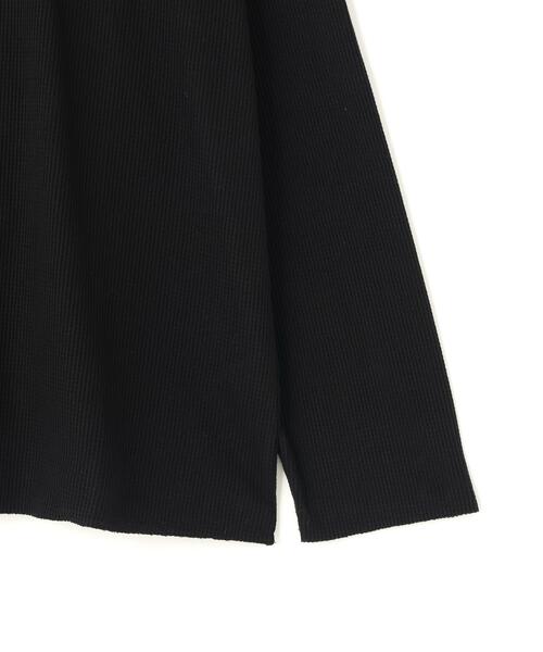 SUPPLIER(サプライヤー)の「SUPPLIER/サプライヤー/Multiple Cross Thermal Long Sleeve Tee(Tシャツ/カットソー・メンズ・ブラック/ホワイト系2・M/L/XL)」の6枚目の写真