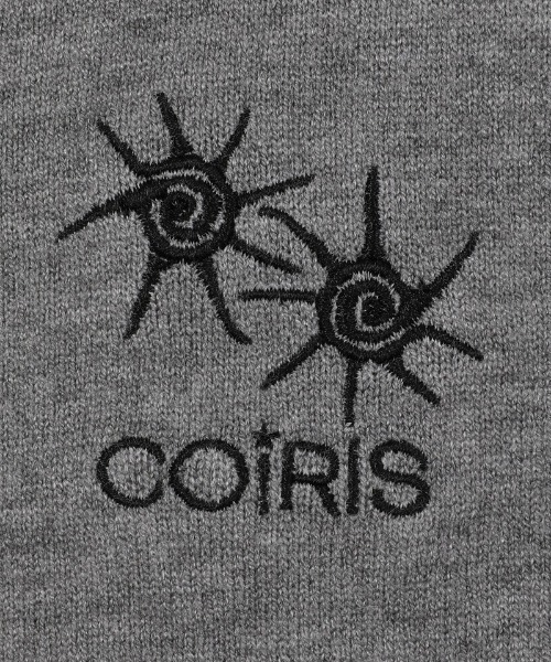 COIRIS(コイリス)の「◇COIRIS◇ブランド直輸入正規品/ルエノ ラウンドネック ボタンカーディガン RUENO R-NECK BUTTON CARDIGAN(カーディガン/ボレロ・レディース・グレー/ブラック・FREE)」の12枚目の写真