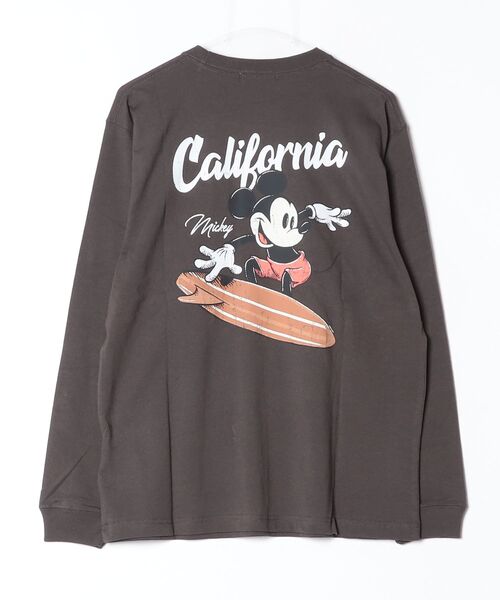 Disney(ディズニー)の「ミッキーマウス サーフ/プリントロンTEE(Tシャツ/カットソー・メンズ・ホワイト系1/ホワイト系2・M)」の5枚目の写真