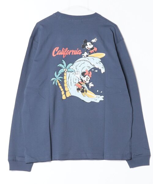 Disney(ディズニー)の「ミッキーマウス サーフ/プリントロンTEE(Tシャツ/カットソー・メンズ・ホワイト系1/ホワイト系2・M)」の7枚目の写真