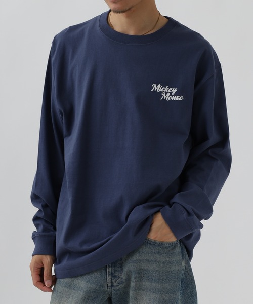 Disney(ディズニー)の「ミッキーマウス サーフ/プリントロンTEE(Tシャツ/カットソー・メンズ・ホワイト系1/ホワイト系2・M)」の9枚目の写真