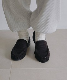STUDIOUS（ステュディオス）の「【anuke/アンヌーク】Gather Loafers/ギャザーローファー（ローファー）」