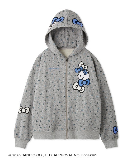 sanrio house(サンリオハウス)の「リボン裏毛パーカー(パーカー・レディース・オフホワイト/その他・F)」の2枚目の写真