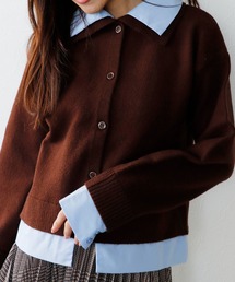 【ZOZOTOWN限定】シャツドッキングカーディガン