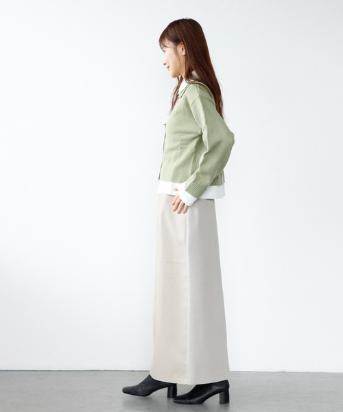 TITE IN THE STORE(ティテ インザ ストア)の「【ZOZOTOWN限定】シャツドッキングカーディガン(ニット/セーター・レディース・ミント/ブラウン/グレー・FREE)」の19枚目の写真
