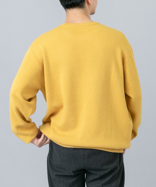 URBAN RESEARCH ROSSO MEN（アーバンリサーチロッソメン）の「『XLイズあり』コットンカシミヤニットスウェット（ニット/セーター・メンズ・ブルー/アイボリー/ブラック/マスタード/チャコールグレー・X-LARGE/LARGE/MEDIUM）」の22枚目の写真