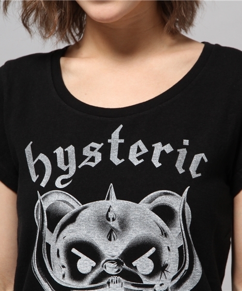 HYSTERIC GLAMOUR（ヒステリックグラマー）の「BEAR HEAD pt T-SH（Tシャツ/カットソー・レディース・ブラック・FREE）」の5枚目の写真