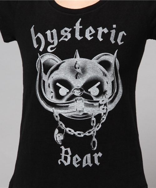 HYSTERIC GLAMOUR（ヒステリックグラマー）の「BEAR HEAD pt T-SH（Tシャツ/カットソー・レディース・ブラック・FREE）」の7枚目の写真