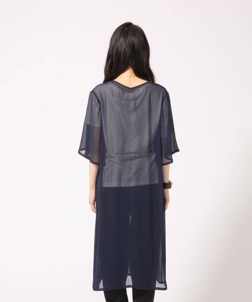 HARE(ハレ)の「ロングガウンシャツ5分袖(HARE)(シャツ/ブラウス・レディース・その他1/ライトグレー・ONE SIZE)」の4枚目の写真