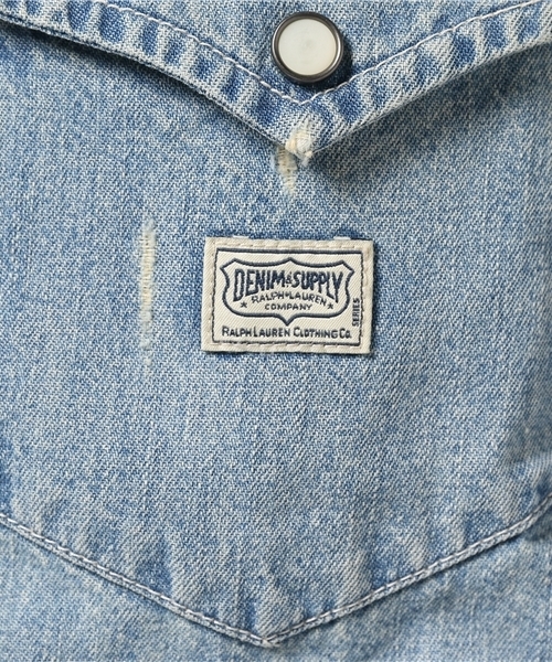 Denim & Supply Ralph Lauren(デニムアンドサプライラルフローレン)の「デニム ウエスタン シャツ(シャツ/ブラウス・メンズ・ブルー系9・LARGE/SMALL/X-SMALL/MEDIUM)」の8枚目の写真