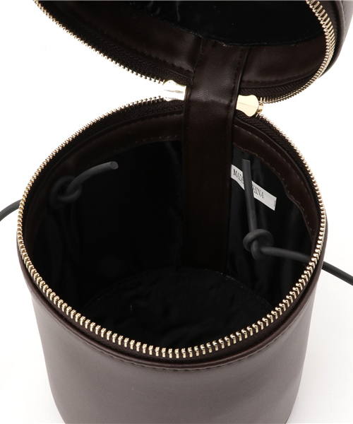 merlot plus(メルロープリュス)の「ウッドボールバニティー2wayショルダーバッグ2178(ハンドバッグ・レディース・ブラック/ブルーグリーン/ライトグレー/ブラウン/ベージュ/アイボリー/グレー・FREE)」の11枚目の写真