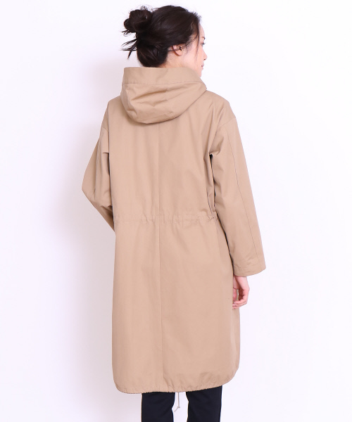 36Quatre-Neuf（カトルナフ）の「ミリタリーコート【Domani 2017年05月号 P.69掲載】（モッズコート・レディース・ベージュ/カーキ・FREE）」の5枚目の写真