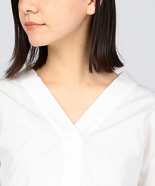 EN ROUTE(アンルート)の「BRISEMY(ブライズミー) BACK LACE-UP BLOUSE(シャツ/ブラウス・レディース・ホワイト/ブラック・FREE)」の7枚目の写真