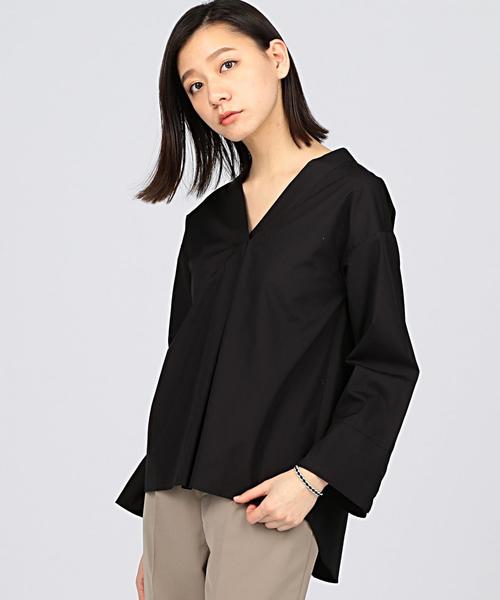 EN ROUTE(アンルート)の「BRISEMY(ブライズミー) BACK LACE-UP BLOUSE(シャツ/ブラウス・レディース・ホワイト/ブラック・FREE)」の14枚目の写真