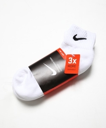 NIKE | 3Pコットンクッションクォーターソックス WHITE(ソックス/靴下)