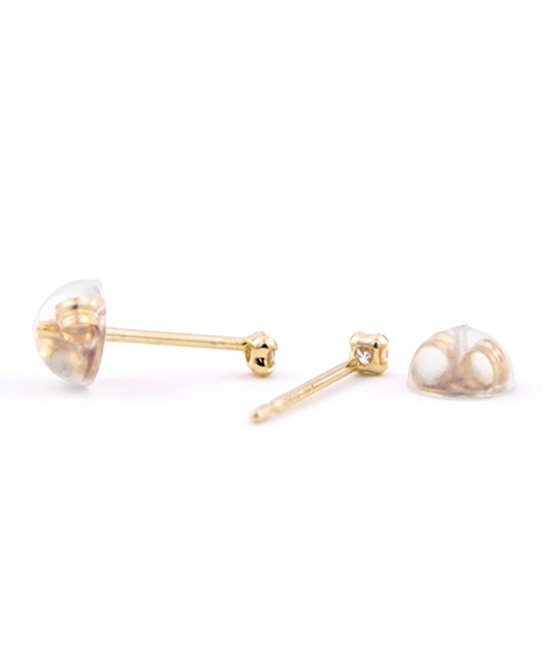 BLOOM（ブルーム）の「K10 イエローゴールド ダイヤモンド（0.02ct） ピアス BLOOM/ブルーム（ピアス（両耳用）・レディース・イエローゴールド・-）」の2枚目の写真