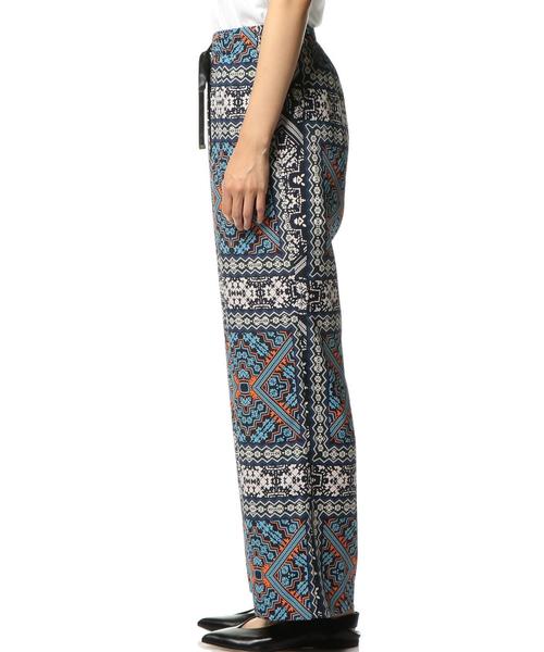 ASTRAET(アストラット)の「ASTRAET(アストラット)ジオメトリック ワイドパンツ(その他パンツ・レディース・ネイビー・0/1/00)」の3枚目の写真