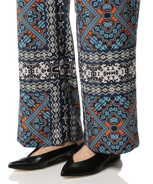 ASTRAET(アストラット)の「ASTRAET(アストラット)ジオメトリック ワイドパンツ(その他パンツ・レディース・ネイビー・0/1/00)」の7枚目の写真