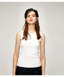 MOUSSY | SLEEVELESS BASIC TOP(タンクトップ)