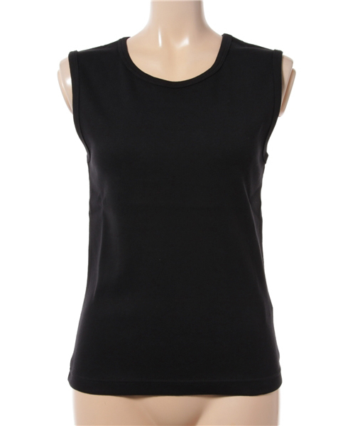 MOUSSY（マウジー）の「SLEEVELESS BASIC TOP（タンクトップ・レディース・オフホワイト/ライトブラウン/ブラック・FREE）」の9枚目の写真