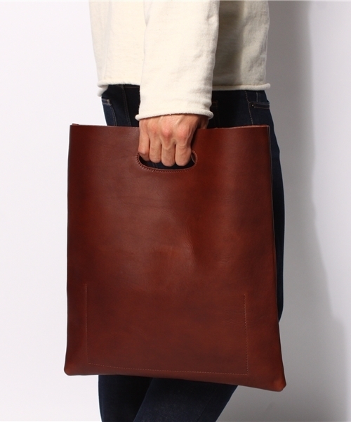 SHIPS(シップス)の「AMIACALVA:LEATHER CRUCH/BAG 2(クラッチバッグ・メンズ・ブラック/ブラウン・ONE SIZE)」の6枚目の写真