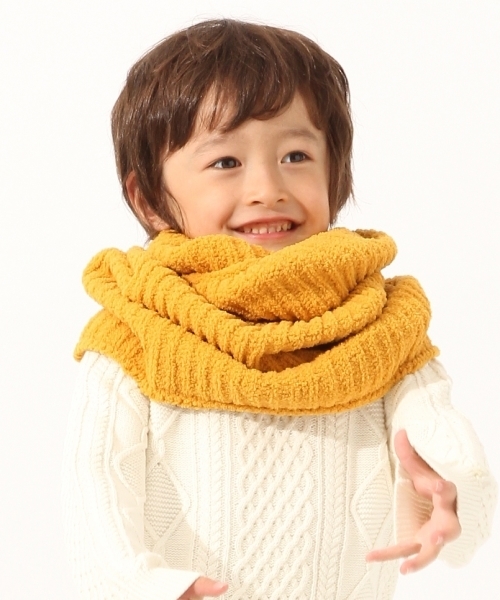 GLOBAL WORK（グローバルワーク）の「【キッズ】モールスヌード／１７/762062（ストール/ショール・キッズ・ブラック/グレー/イエロー/レッド・FREE）」の4枚目の写真