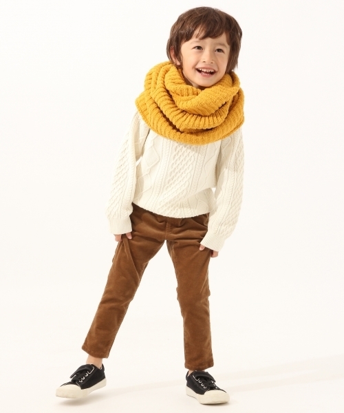 GLOBAL WORK（グローバルワーク）の「【キッズ】モールスヌード／１７/762062（ストール/ショール・キッズ・ブラック/グレー/イエロー/レッド・FREE）」の21枚目の写真