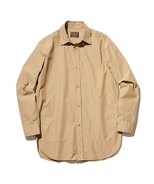 MR.OLIVE（ミスターオリーブ）の「C/N LIGHT WEATHER / PATCH POCKET SHIRT JACKET（シャツ/ブラウス・メンズ・アーミー/ベージュ/ネイビー・LARGE/MEDIUM/SMALL）」の4枚目の写真