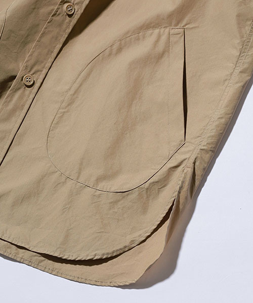 MR.OLIVE（ミスターオリーブ）の「C/N LIGHT WEATHER / PATCH POCKET SHIRT JACKET（シャツ/ブラウス・メンズ・アーミー/ベージュ/ネイビー・LARGE/MEDIUM/SMALL）」の9枚目の写真