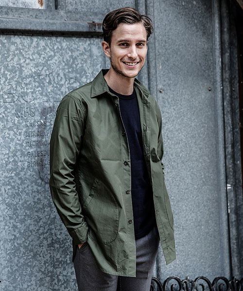 MR.OLIVE（ミスターオリーブ）の「C/N LIGHT WEATHER / PATCH POCKET SHIRT JACKET（シャツ/ブラウス・メンズ・アーミー/ベージュ/ネイビー・LARGE/MEDIUM/SMALL）」の8枚目の写真