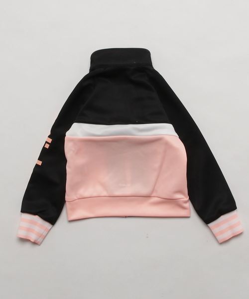 adidas(アディダス)の「G ESS ジャージ ジャケット(ジャージ・キッズ・ブルー系その他/ピンク系その他・110/120/130/140/150/160/100)」の3枚目の写真