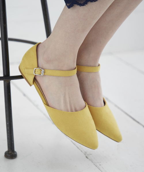 ORiental TRaffic（オリエンタルトラフィック）の「春夏★セパレートフラットパンプス★8119（パンプス・レディース・レインボー/シルバー/ブラック/イエロー・L/LL/M/S/3L/SS）」の2枚目の写真