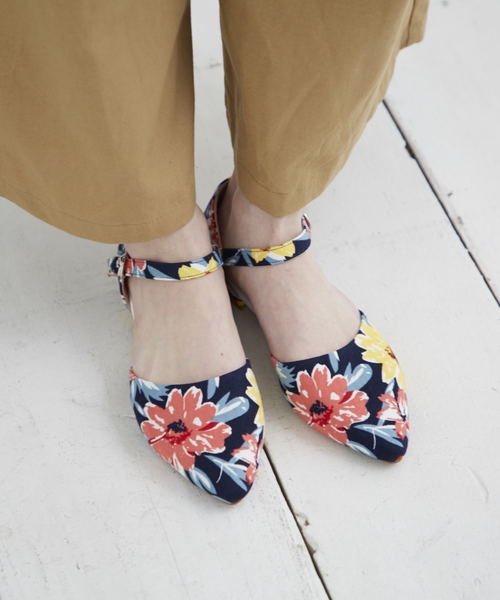 ORiental TRaffic（オリエンタルトラフィック）の「春夏★セパレートフラットパンプス★8119（パンプス・レディース・レインボー/シルバー/ブラック/イエロー・L/LL/M/S/3L/SS）」の4枚目の写真