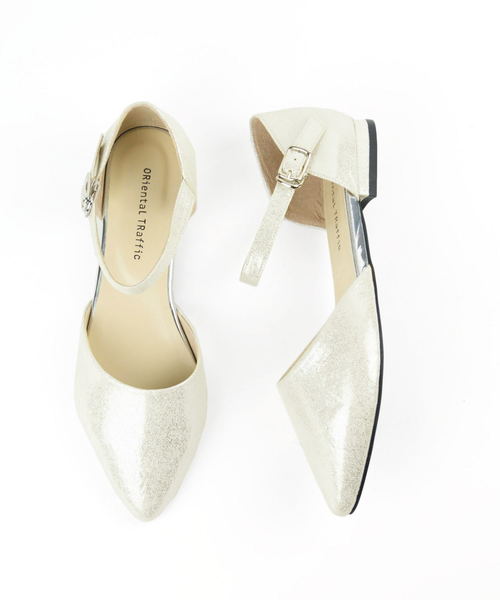 ORiental TRaffic（オリエンタルトラフィック）の「春夏★セパレートフラットパンプス★8119（パンプス・レディース・レインボー/シルバー/ブラック/イエロー・L/LL/M/S/3L/SS）」の14枚目の写真