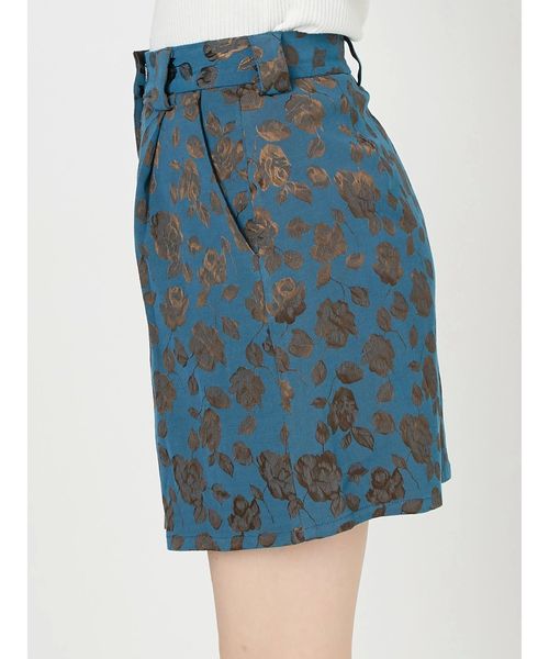 EMODA（エモダ）の「ジャガードミニスカート（スカート・レディース・ブラック/ブラウン・SMALL/MEDIUM）」の4枚目の写真