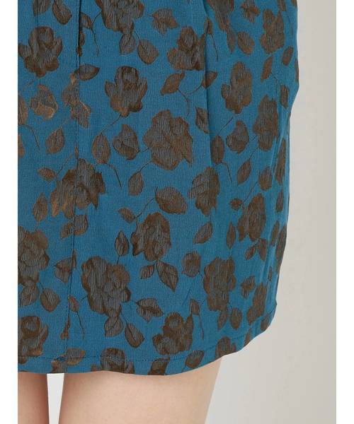 EMODA（エモダ）の「ジャガードミニスカート（スカート・レディース・ブラック/ブラウン・SMALL/MEDIUM）」の9枚目の写真