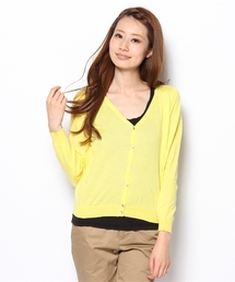 earth music&ecology | ピマコットンVカーディガン(カーディガン/ボレロ)