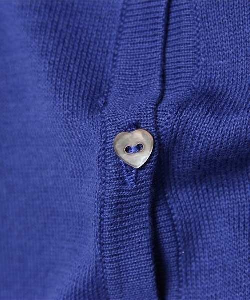 earth music&ecology（アースミュージックアンドエコロジー）の「ピマコットンVカーディガン（カーディガン/ボレロ・レディース・ネイビー/レッド/ピンク/ロイヤルブルー/イエロー/グリーン/ベージュ系その他/杢グレー・SMALL/MEDIUM）」の15枚目の写真