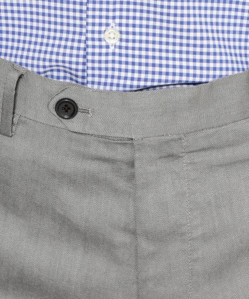 green label relaxing（グリーンレーベルリラクシング）の「COOL MOTION バーズアイ NP パンツ【接触冷感】◆（スラックス・メンズ・ライトグレー/ベージュ・SMALL/MEDIUM/LARGE/X-LARGE/X-SMALL）」の12枚目の写真