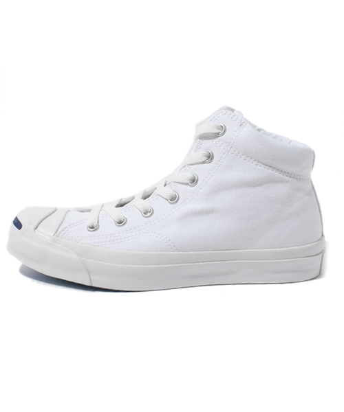 Another Edition（アナザーエディション）の「CONVERSE JACK/P MID（スニーカー・レディース・ホワイト/ブラック・24cm/25cm/23cm）」の3枚目の写真
