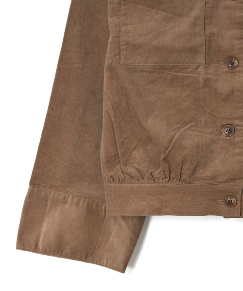 w closet（ダブルクローゼット）の「長袖開襟シャツはおり..（シャツ/ブラウス・レディース・アイボリー/グレー系その他/キャメル・FREE）」の7枚目の写真