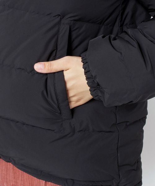 liflattie ships（リフラティ シップス）の「liflattie ships:シームレスダウンフーディー◇（ダウンジャケット/コート・レディース・ライトグレー/ブラック・SMALL/MEDIUM）」の15枚目の写真