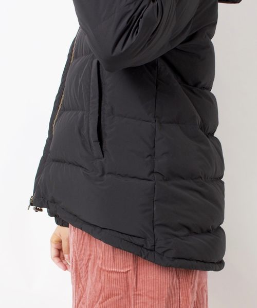 liflattie ships（リフラティ シップス）の「liflattie ships:シームレスダウンフーディー◇（ダウンジャケット/コート・レディース・ライトグレー/ブラック・SMALL/MEDIUM）」の16枚目の写真