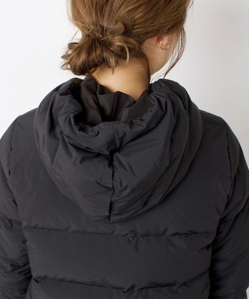 liflattie ships（リフラティ シップス）の「liflattie ships:シームレスダウンフーディー◇（ダウンジャケット/コート・レディース・ライトグレー/ブラック・SMALL/MEDIUM）」の17枚目の写真