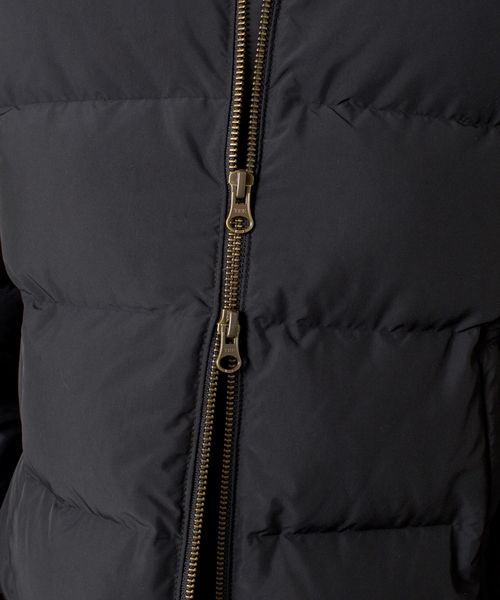 liflattie ships（リフラティ シップス）の「liflattie ships:シームレスダウンフーディー◇（ダウンジャケット/コート・レディース・ライトグレー/ブラック・SMALL/MEDIUM）」の18枚目の写真