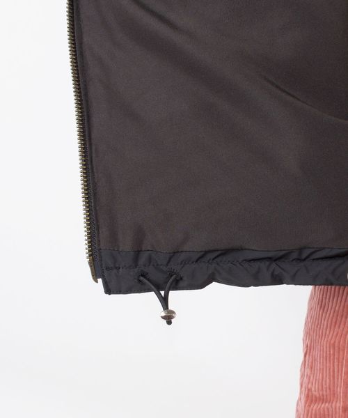 liflattie ships（リフラティ シップス）の「liflattie ships:シームレスダウンフーディー◇（ダウンジャケット/コート・レディース・ライトグレー/ブラック・SMALL/MEDIUM）」の19枚目の写真